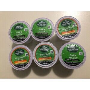Green Mountain Coffee Roasters Keurig K cup 3 Dark Magic 3 Breakfast Blend Decaf